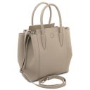 Tulipan Leather Handbag Light Taupe TL141727