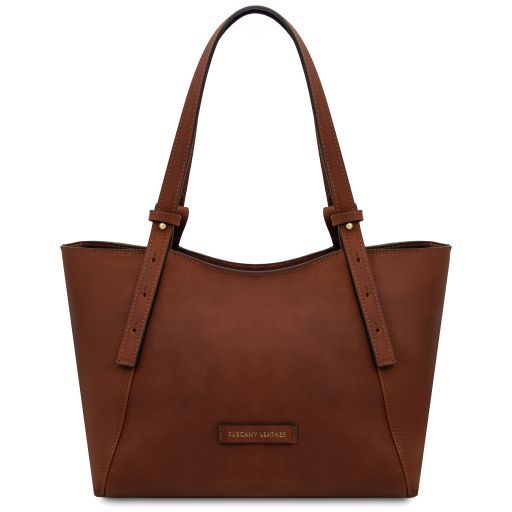 Libra Sac Bandoulière en Cuir Marron TL142562