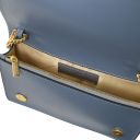 Opera Bolso Noche en Piel et Bandolera de Cadena Denim TL142505