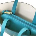 Agatha Sac Cabas en Cuir Turquoise TL142456