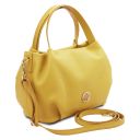 Nora Borsa a Mano in Pelle Morbida Giallo pastello TL142372