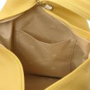 Shanghai Sac à dos en Cuir Souple Jaune pastel TL141881