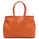 TL Bag Bolso a Mano en Piel Naranja TL142174