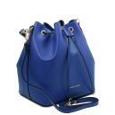 Vittoria Sac Seau Pour Femme en Cuir Bleu TL141531