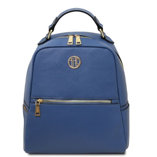 Prisma Zaino in Pelle Morbida Denim TL142483