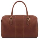 Lisbona Sac de Voyage en Cuir - Petit Modèle Marron TL142558