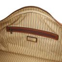 Lisbona Дорожная кожаная сумка-даффл - Маленький размер Коричневый TL142558