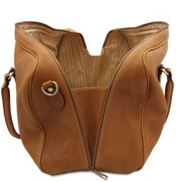 Lisbona Maleta de Viaje en Piel - Modelo Pequeño Natural TL142558