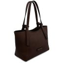 Libra Leather Shoulder bag Dark Brown TL142562