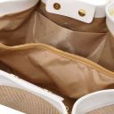 Soleil Borsa Shopping in Rafia Bianco TL142567
