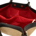 Soleil Bolso Shopping en Rafia Negro TL142567