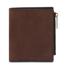 Exclusive Leather Wallet for men Dark Brown TL142591
