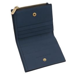 Exclusive Leather Wallet for men Dark Blue TL142591