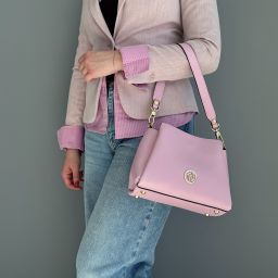 Abby Borsa a Mano in Pelle Apricot TL142500