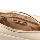 Cubetto Borsa a Tracolla in Pelle Beige TL142499