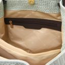 TL KeyLuck Borsa Shopping in Pelle Stampa Intrecciata Verde Menta TL141573