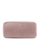 TL KeyLuck Bolso Shopping en Piel Imprimida Tejida Nude TL141573