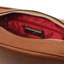 Cubetto Bolso con Badolera en Piel Cognac TL142499