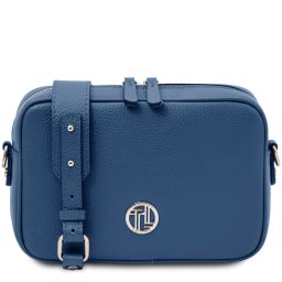 Cubetto Leather Shoulder bag Denim TL142499