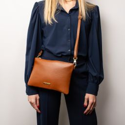 TL Bag Sac à Main en Cuir Souple Apricot TL142029