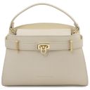 Maisy Leather Tote Beige TL142455