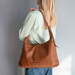 Plenia Borsa Shopping in Pelle Nero TL142569