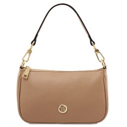Parfait Pochette in Pelle Caramello TL142559