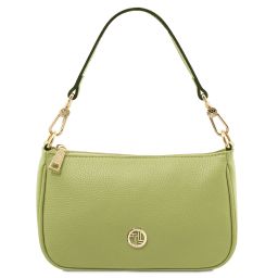 Parfait Leather Clutch Lime Green TL142559