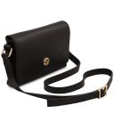 Biscuit Borsa a Tracolla in Pelle Morbida Nero TL142582
