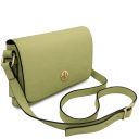 Biscuit Soft Leather Shoulder bag Lime Green TL142582
