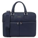 Treviso Leather Laptop Briefcase Темно-синий TL142546