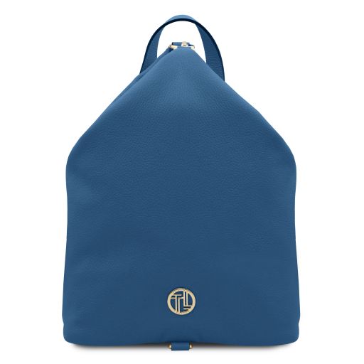 Dublin Zaino in Pelle Morbida Denim TL142501