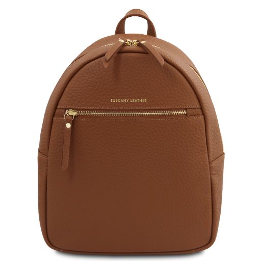 Arco Leather Backpack Cognac TL142584