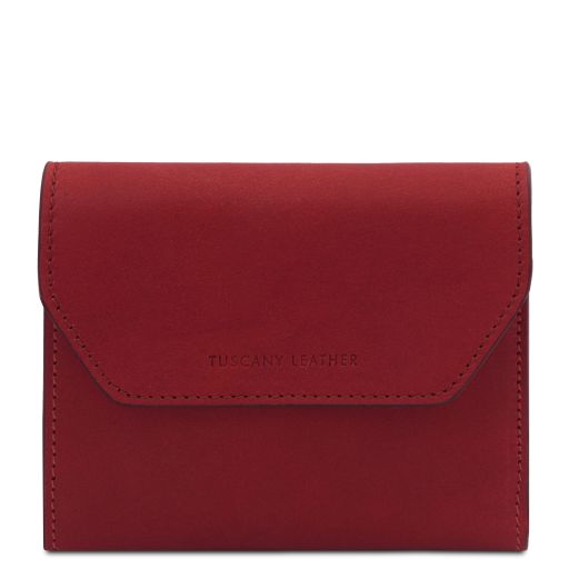 Esclusivo Portafoglio in Pelle Rosso TL142603