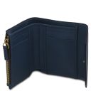 Esclusivo Portafoglio in Pelle Blu scuro TL142603