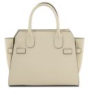 Origami Leather Tote Beige TL142507