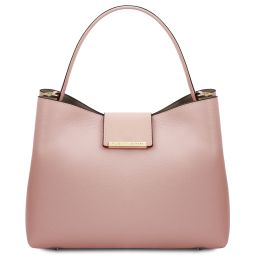 Clio Beuteltasche aus Leder Nude TL142356