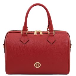 Barrique Leather Duffle bag Lipstick Red TL142586