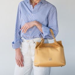 Diade Soft Leather Shopping bag Светло-голубой TL142587