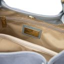 Diade Shopper-Tasche aus Weichem Leder Himmelblau TL142587