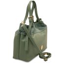 Diade Soft Leather Shopping bag Mint Green TL142587