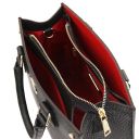 Croque Leather Handbag Black TL142565