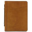 Cesare Konferenzmappe aus Leder mit Griff und Ringmechanik Natural TL142554