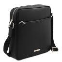 Luke Sac en Cuir Saffiano Pour Homme Noir TL142550