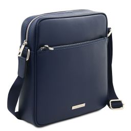 Luke Herrentasche aus Saffiano Leder Dunkelblau TL142550