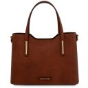 Olimpia Leather Tote Brown TL142561
