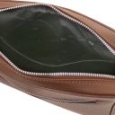 Luke Sac en Cuir Saffiano Pour Homme Café TL142550