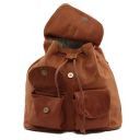 Seoul Leather Backpack Large Size Brown TL90142