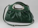 Nicole Stylische Handtasche aus Kalbsleder Grün TL140690
