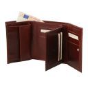 Эксклюзивный кожаный бумажник для женщин Темно-коричневый TL140790